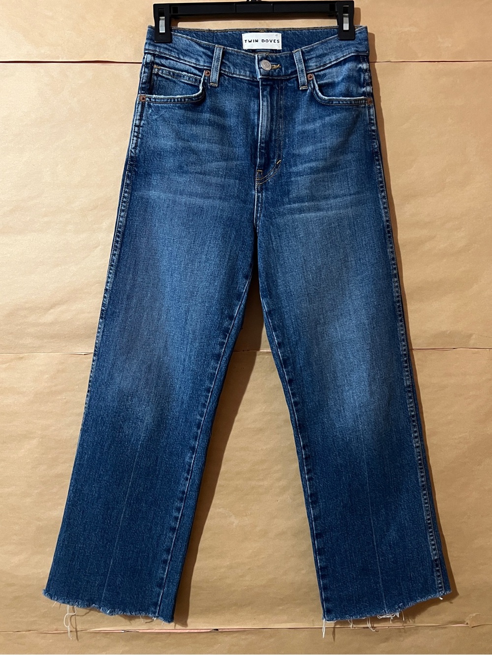 Emerson Fry Twin Doves Treasure Straight Leg Jeans Generation Denim Crop Size 25